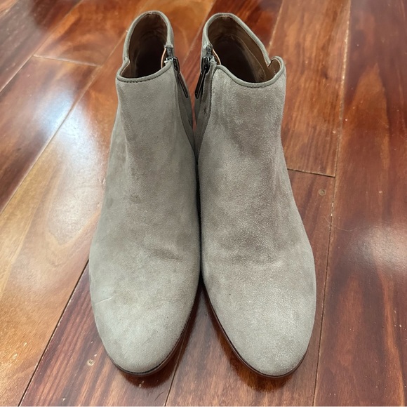 Sam Edelman 'Petty' Taupe Grey Suede Ankle Boots Booties Size 10 - Picture 5 of 16